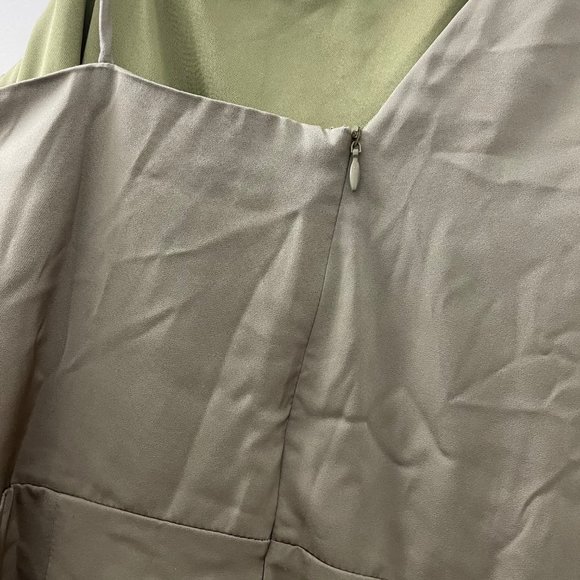 TCEC | NWOT | One Shoulder Asymmetrical Dress | S, M, L | Olive | CD01234 - Picture 4 of 4